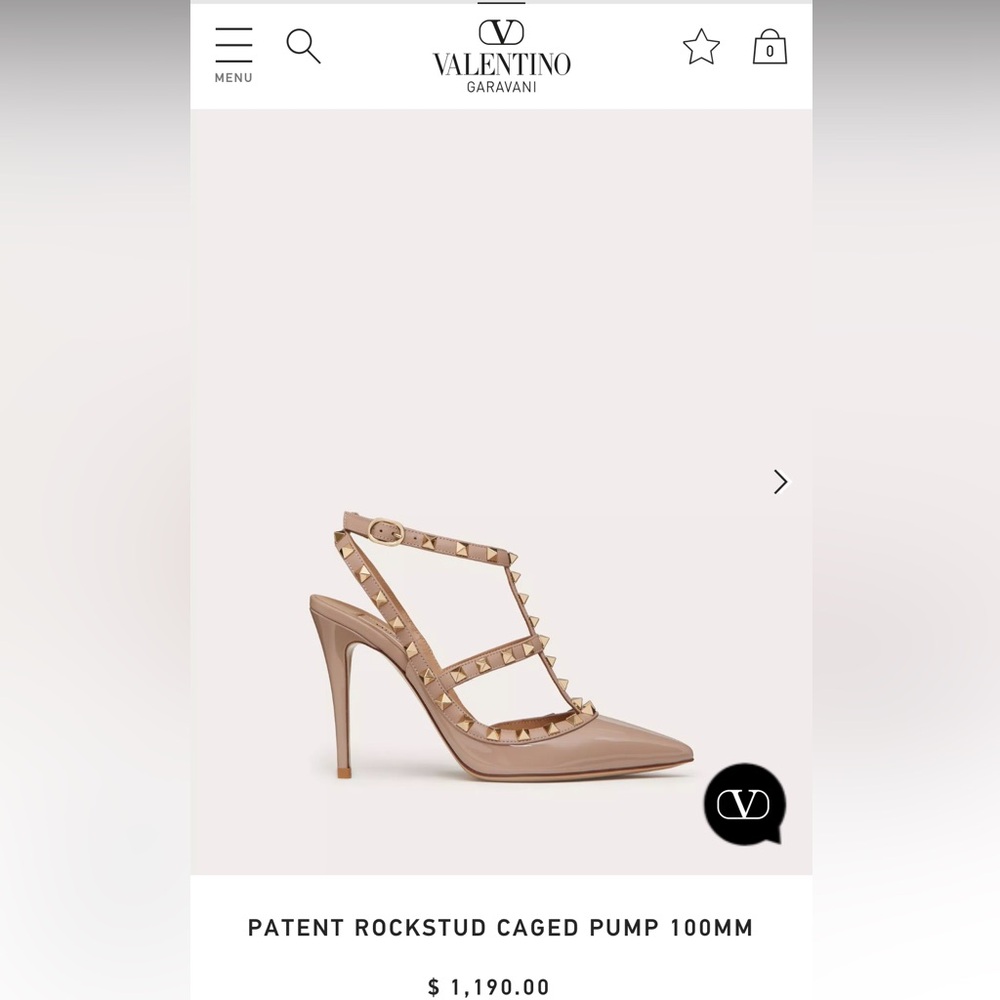Valentino Caged Pump